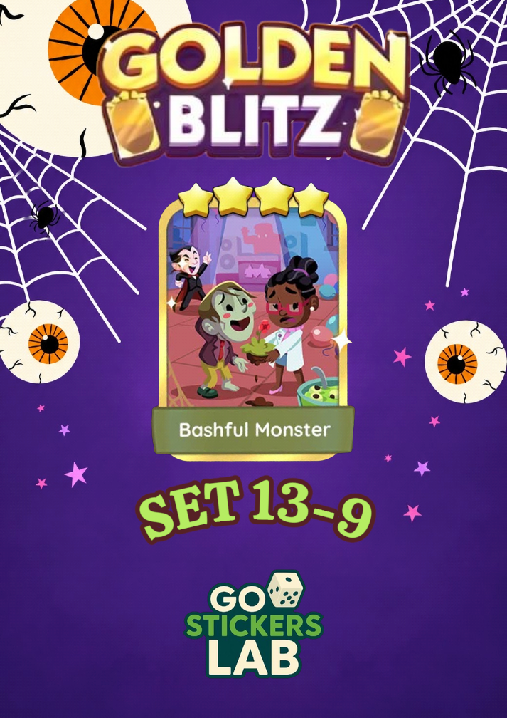 Set 13-9 - Bashful Monster