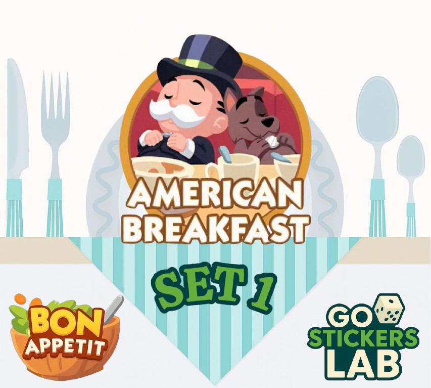 Set 1 - American Breakfast