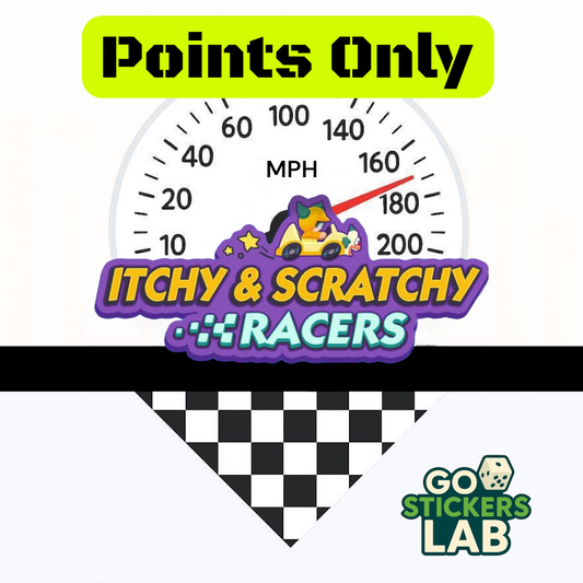 Itchy & Scratchy Racers – 3 Carry 1 Service | Points Only